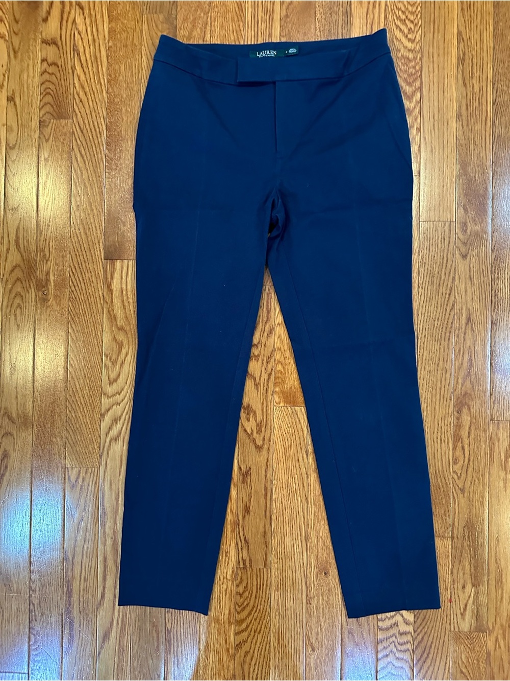 Lauren Ralph Lauren navy blue skinny leg dress pants women’s size 4 EUC